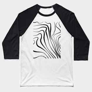 Wave Art Baseball T-Shirt